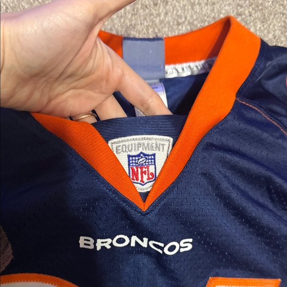 AUTHENTIC Bailey #24 Denver Broncos NFL Reebok Football Jersey L Men’s Length +2 - Picture 7 of 10